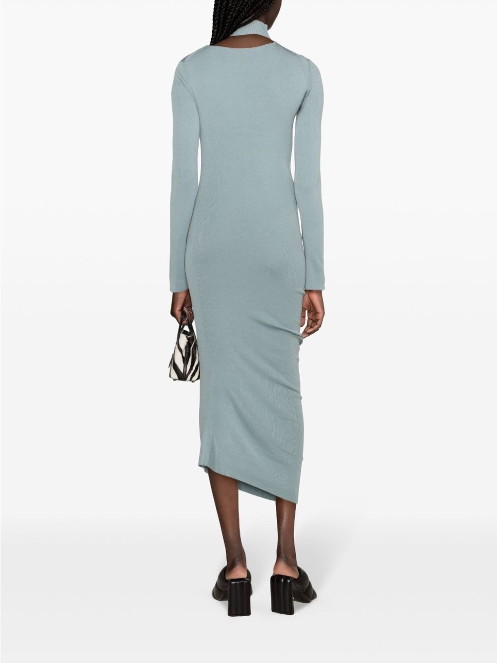 James Perse Asymmetric body cone midi dress size 4